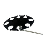 Maxbell Multi Microphone Holder Display Stand Tray for KTV Office Wired and Wireless with Short Clip Rod
