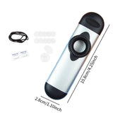 Maxbell Kazoo Unique Gift Musical Toy for Music Lovers Accompaniment Adults and Kids Silver