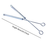 Maxbell 1 Pair Drum Wire Brushes Retractable Long Handle Jazz Drum Brushes Set Gifts Silver