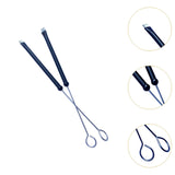 Maxbell 1 Pair Drum Wire Brushes Retractable Long Handle Jazz Drum Brushes Set Gifts Black