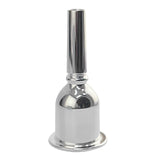 Maxbell Tuba Mouthpiece for Beginners Mouth Gift for Music Lovers Silver Plated