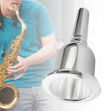 Maxbell Tuba Mouthpiece for Beginners Mouth Gift for Music Lovers Silver Plated