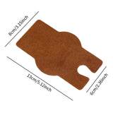Maxbell Erhu Non Slip Pad Practical Silencing Mat for Performing Beginners Musicians A Brown
