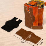 Maxbell Erhu Non Slip Pad Practical Silencing Mat for Performing Beginners Musicians A Brown