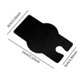 Maxbell Erhu Non Slip Pad Practical Silencing Mat for Performing Beginners Musicians A Black