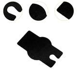 Maxbell Erhu Non Slip Pad Practical Silencing Mat for Performing Beginners Musicians A Black