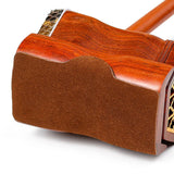 Maxbell Erhu Non Slip Pad Practical Silencing Mat for Performing Beginners Musicians B Brown
