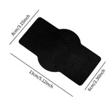Maxbell Erhu Non Slip Pad Practical Silencing Mat for Performing Beginners Musicians B Black