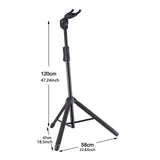 Maxbell Tripod Guitar Stand Nonslip Concert Bass Stand for Music Store School Studio