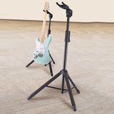 Maxbell Tripod Guitar Stand Nonslip Concert Bass Stand for Music Store School Studio