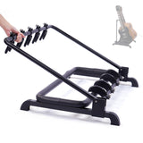 Maxbell 3 Rows Multi Guitar Stand Portable Stable Guitar Holder for Cello Banjo Home