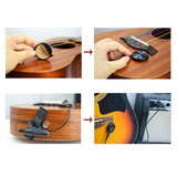 Maxbell Guitar Piezo Contact Pickup Portable Ukulele Pickup for Violin Mandolin Bass
