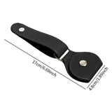Maxbell Guitar Strap Lock with Guitar Picks Holder for Ukulele Acoustic Guitars Bass Black
