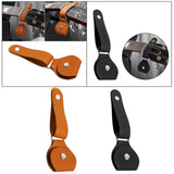 Maxbell Guitar Strap Lock with Guitar Picks Holder for Ukulele Acoustic Guitars Bass Black