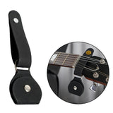 Maxbell Guitar Strap Lock with Guitar Picks Holder for Ukulele Acoustic Guitars Bass Black