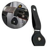 Maxbell Guitar Strap Lock with Guitar Picks Holder for Ukulele Acoustic Guitars Bass Black