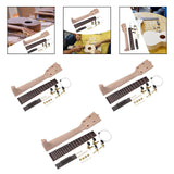 Maxbell DIY Ukulele Kit Creative Unfinished Ukulele Parts for Beginners Friends Kids