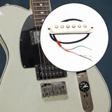 Maxbell Neck Humbucker Electric Guitar Pickup for Electric Guitar Musical Instrument white