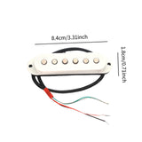 Maxbell Neck Humbucker Electric Guitar Pickup for Electric Guitar Musical Instrument white