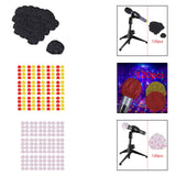 Maxbell 120Pcs Microphone Covers Replacement Universal Microphone Protection Sleeves black