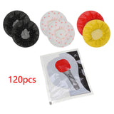 Maxbell 120Pcs Microphone Covers Replacement Universal Microphone Protection Sleeves red yellow