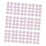 Maxbell 120Pcs Microphone Covers Replacement Universal Microphone Protection Sleeves red and white