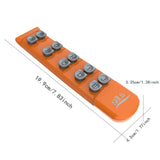 Maxbell Guitar Finger Strengthener Ergonomic Hand Exerciser for Piano Ukulele Guitar orange