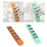 Maxbell Guitar Finger Strengthener Ergonomic Hand Exerciser for Piano Ukulele Guitar orange