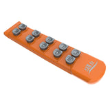Maxbell Guitar Finger Strengthener Ergonomic Hand Exerciser for Piano Ukulele Guitar orange