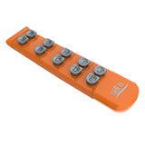 Maxbell Guitar Finger Strengthener Ergonomic Hand Exerciser for Piano Ukulele Guitar orange