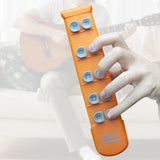 Maxbell Guitar Finger Strengthener Ergonomic Hand Exerciser for Piano Ukulele Guitar orange