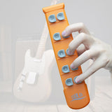Maxbell Guitar Finger Strengthener Ergonomic Hand Exerciser for Piano Ukulele Guitar orange