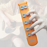 Maxbell Guitar Finger Strengthener Ergonomic Hand Exerciser for Piano Ukulele Guitar orange