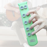 Maxbell Guitar Finger Strengthener Ergonomic Hand Exerciser for Piano Ukulele Guitar green