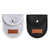 Maxbell Picks Storage Pouch Box Soft Portable Guitar Picks Holder for Kids Guitarist Black