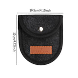 Maxbell Picks Storage Pouch Box Soft Portable Guitar Picks Holder for Kids Guitarist Black