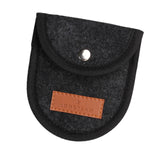 Maxbell Picks Storage Pouch Box Soft Portable Guitar Picks Holder for Kids Guitarist Black