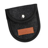 Maxbell Picks Storage Pouch Box Soft Portable Guitar Picks Holder for Kids Guitarist Black