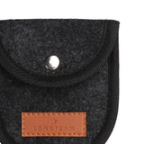 Maxbell Picks Storage Pouch Box Soft Portable Guitar Picks Holder for Kids Guitarist Black