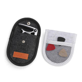 Maxbell Picks Storage Pouch Box Soft Portable Guitar Picks Holder for Kids Guitarist Black