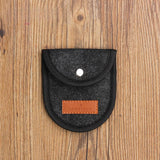 Maxbell Picks Storage Pouch Box Soft Portable Guitar Picks Holder for Kids Guitarist Black