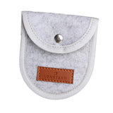 Maxbell Picks Storage Pouch Box Soft Portable Guitar Picks Holder for Kids Guitarist Gray