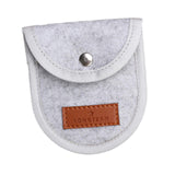 Maxbell Picks Storage Pouch Box Soft Portable Guitar Picks Holder for Kids Guitarist Gray