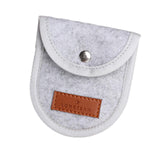 Maxbell Picks Storage Pouch Box Soft Portable Guitar Picks Holder for Kids Guitarist Gray