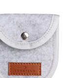 Maxbell Picks Storage Pouch Box Soft Portable Guitar Picks Holder for Kids Guitarist Gray