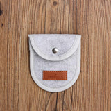 Maxbell Picks Storage Pouch Box Soft Portable Guitar Picks Holder for Kids Guitarist Gray