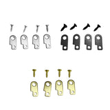 Maxbell Guitar Effects Pedal Mounting Kit Luthier Making Easy to Install Replacement Silver