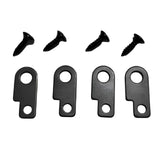 Maxbell Guitar Effects Pedal Mounting Kit Luthier Making Easy to Install Replacement Black