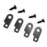 Maxbell Guitar Effects Pedal Mounting Kit Luthier Making Easy to Install Replacement Black