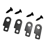 Maxbell Guitar Effects Pedal Mounting Kit Luthier Making Easy to Install Replacement Black